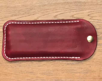 Handgefertigtes Leder Stift Etui, Stift Etui, Leder Stifthalter, Handgemachtes Leder Stift Etui, Stift Hülle