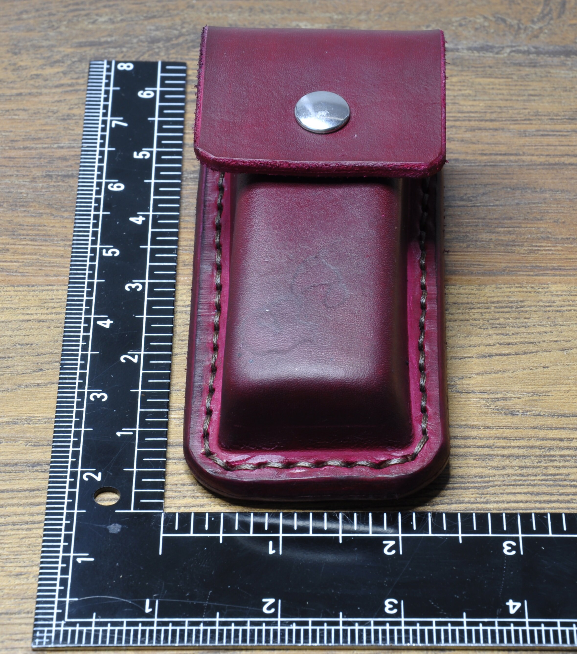 Leather belt pouch for knife Etsy