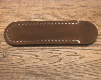 Füllfederhalter aus rustikalem Crazy Horse Leder