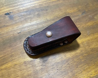 Camperman Schweizer Messer Lederscheide.