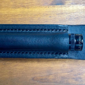 Leather sheath for Maglite mini