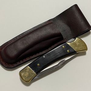 Buck 110 leather sheath