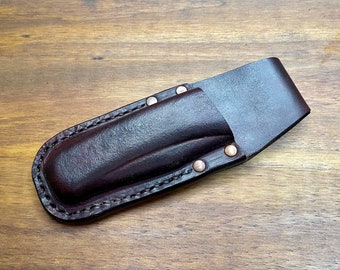 Buck 110 handgefertigte Lederscheide