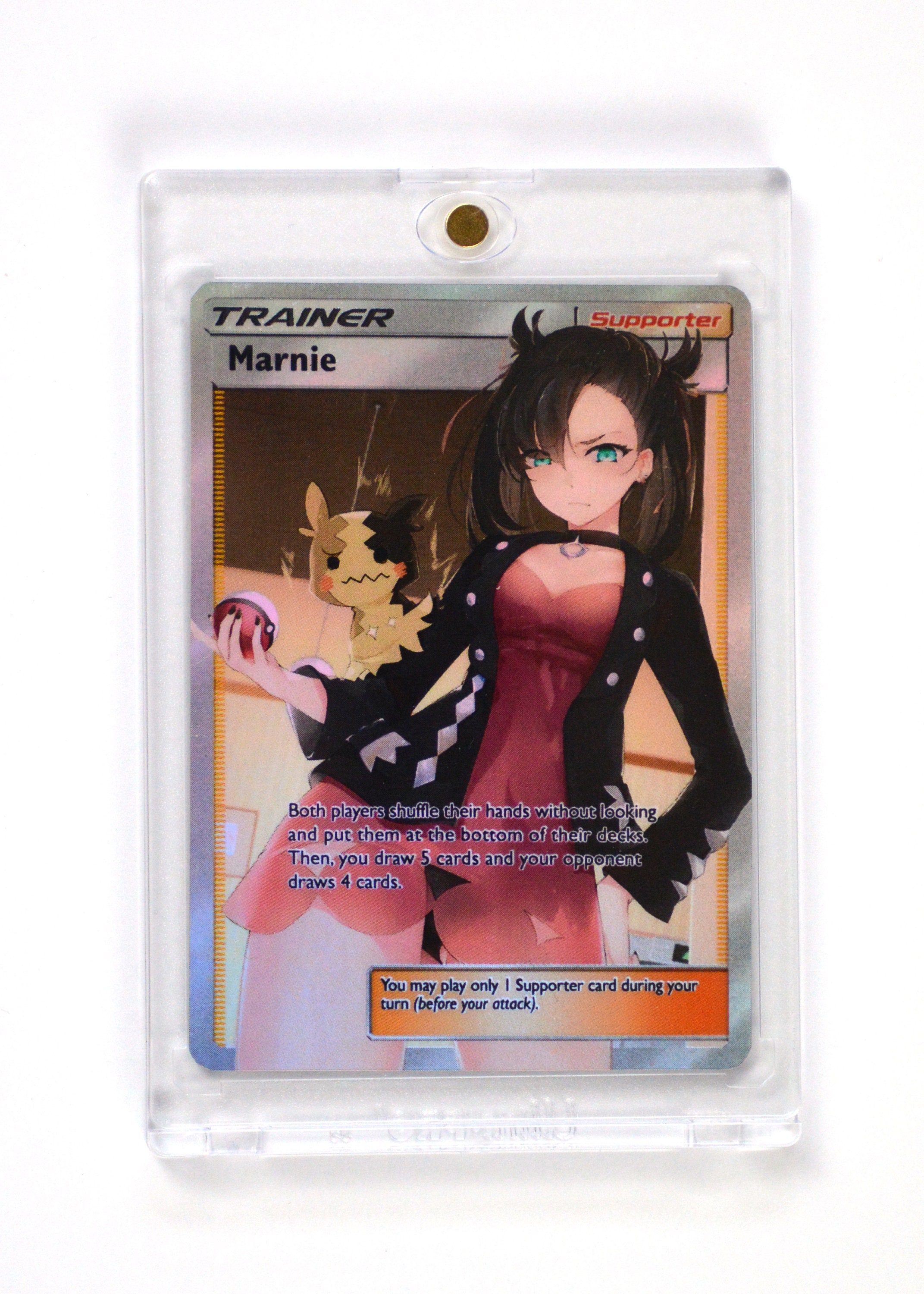 Marnie Custom Full Art Pokemon Card Sword and Shield Proxy | Etsy