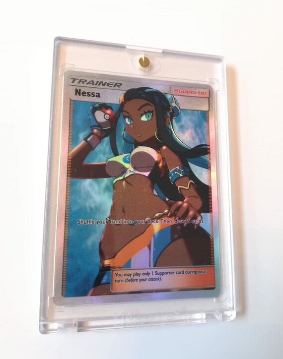 Nessa Holo Custom Full Art Sexy Pokemon Card
