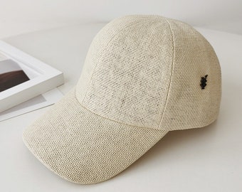 Chapeau de soleil, chapeau de paille, casquette de sport, chapeau à bord souple, chapeau d'été, chapeau de plage, casquette de baseball en paille, chapeau avec protection UV, chapeau à bord large, chapeau d'extérieur