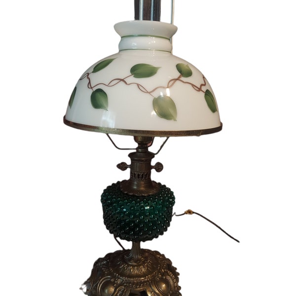 Vintage Oil Lamp Converted to Electric Etsy