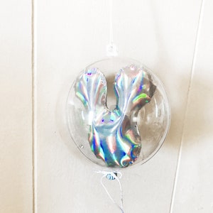 SALE Already Made Ornaments Part 1 Silver Holo Ornament