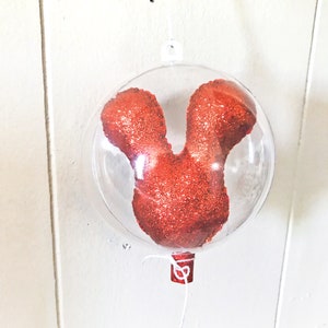 SALE Already Made Ornaments Part 1 Red Glitter Ornament