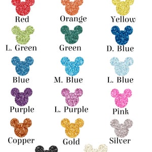 3D Glitter Mickey Balloon Ornament image 9