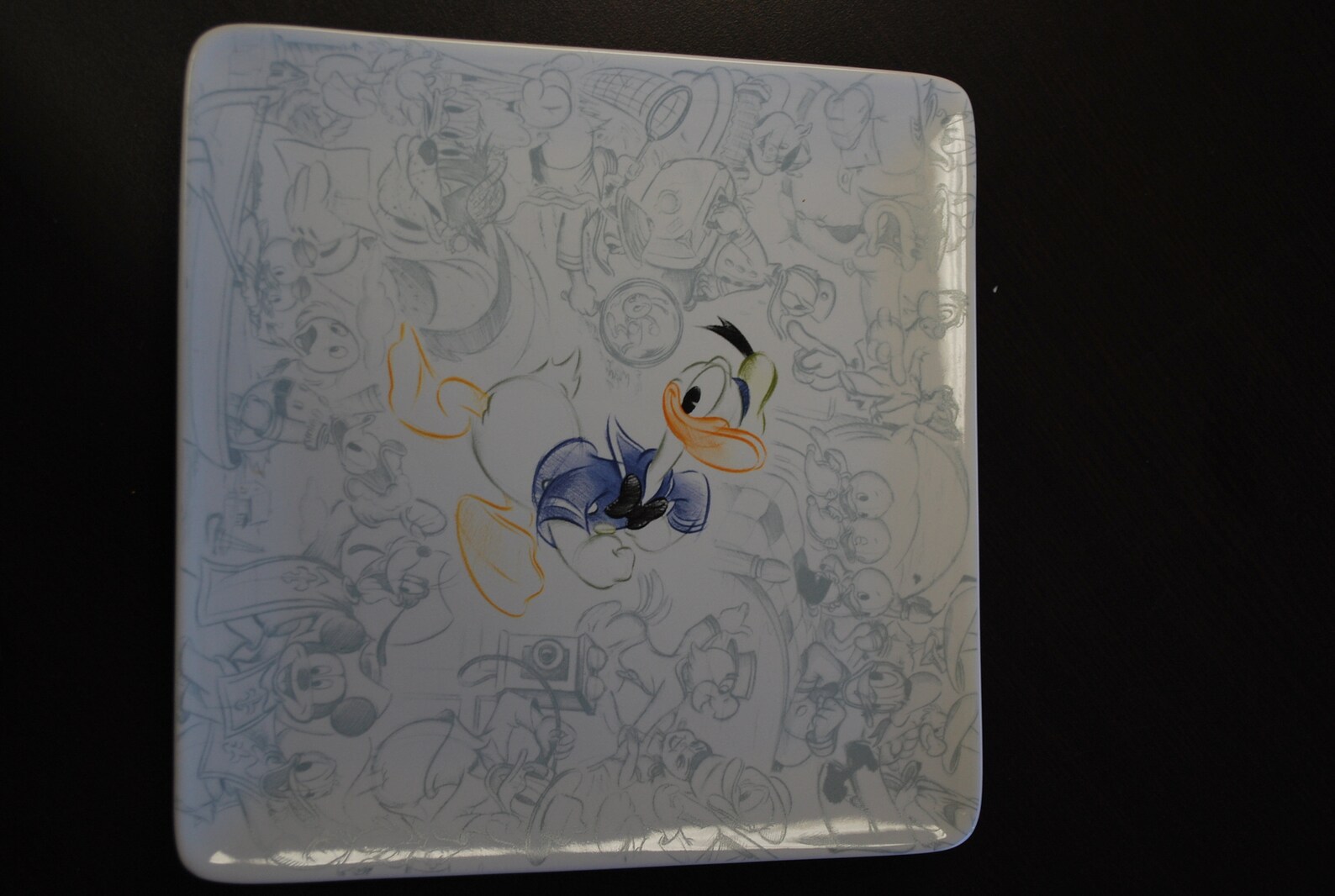 Disney Collectible Donald Duck Plate Etsy