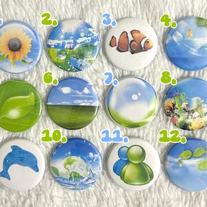 Oliver's Buttons - 3 Spille Personalizzate Con Puntina, Palette Urbana, 32 Mm, Impermeabili E Resistenti - 2