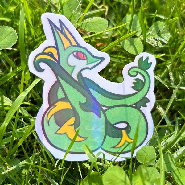 Gen 5 Holographic Serperior Sticker