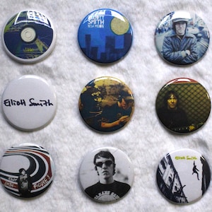 Elliot Smith 1.5" Pinback Buttons