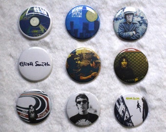 Elliot Smith 1.5" Pinback Buttons