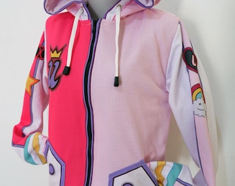 Moletom Uta – Jaqueta vermelha para cosplay do filme One Piece – Blusa unissex estilo streetwear de anime