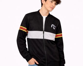 Rider Black Bomber Jacket Cosplay | Kotaro Minami Armor Suit Inspire | Retro Tokusatsu Streetwear