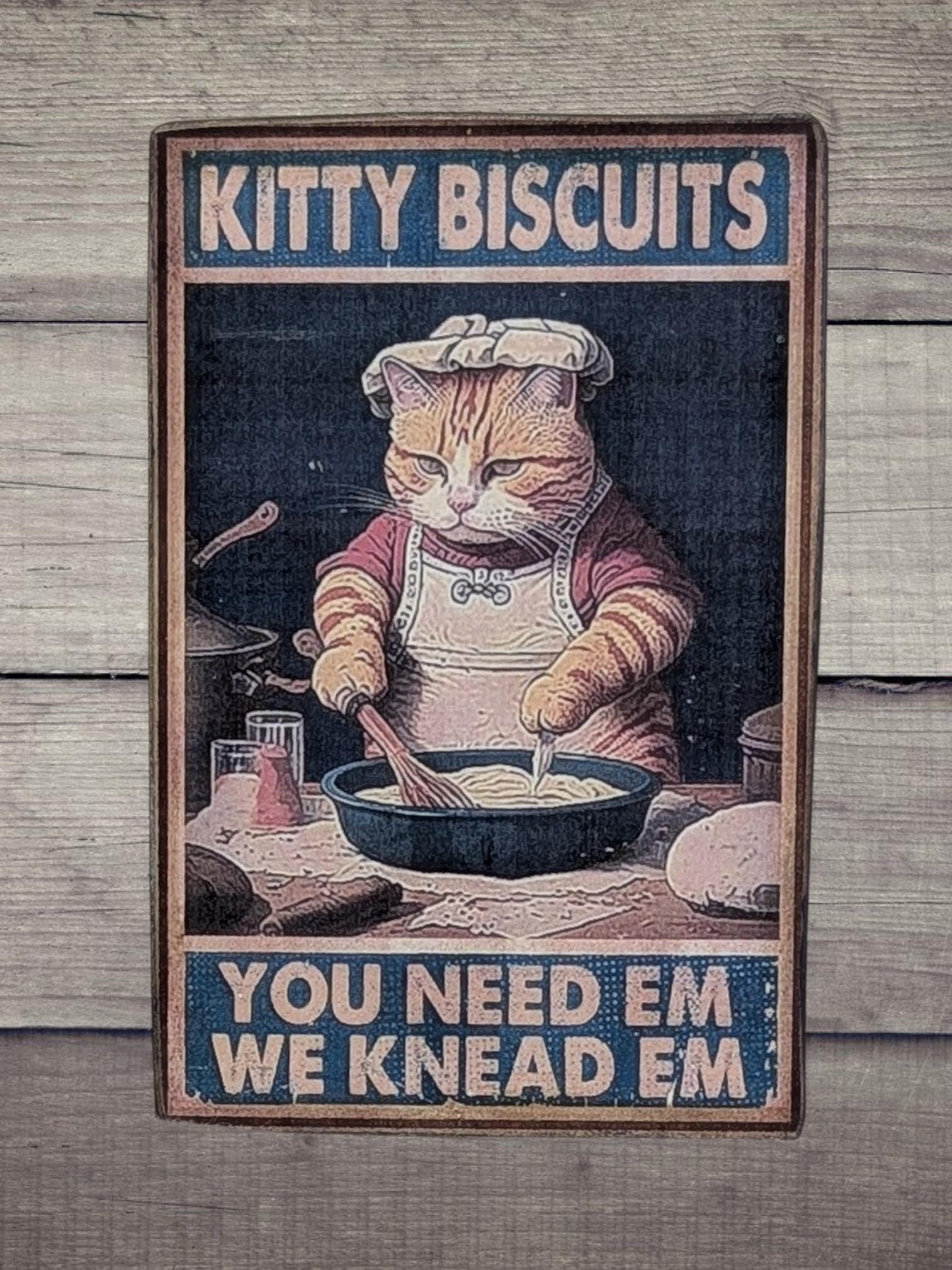 Kitty Biscuits Sign - Etsy
