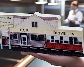 The Brass Rail Restaurant, Lehigh Street, Allentown PA Shelf Sitter Replica