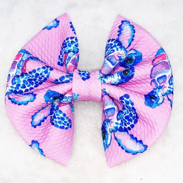 Colorful Sea Turtles Hair Bow