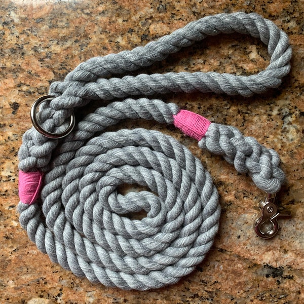 Rope Leash Etsy
