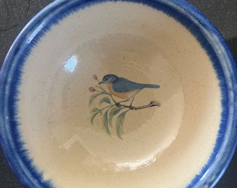 Monroe Salt Works Bluebird Soup Bowl