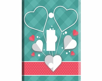 Heart Switch Plate Etsy