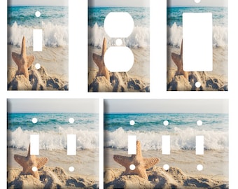 Beach Decorative Outlet//Duplex Light Switch Plate Cover