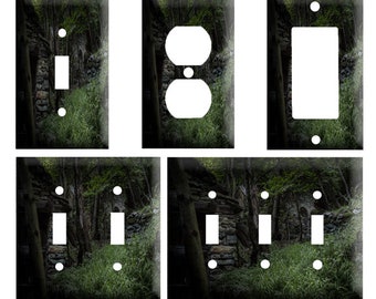 Forest Switch Plate Etsy