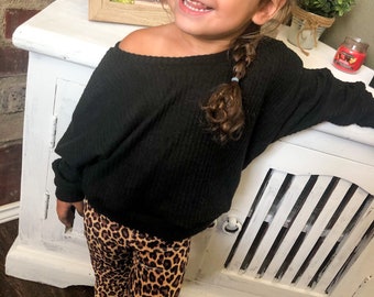 black sweater for little girl