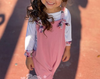 baby bell bottom overalls