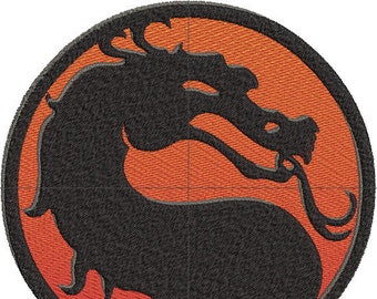 Mortal Kombat Logo Etsy