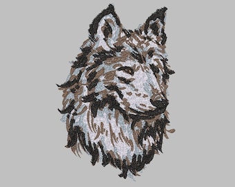 WOLFS HEAD Embroidery Design - Bordado a máquina - Descarga instantánea