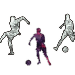 SOCCER PLAYER SILHOUETTE Applique Design (Petites/ moyennes / grandes tailles) Motif d’application - Broderie à la machine - Téléchargement instantané