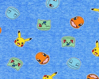 pokemon jersey fabric