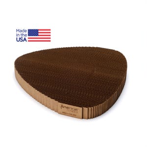 Griffoir d'angle pour chat - Fabriqué aux États-Unis - Bloc-notes en carton - Durable, lourd, non toxique, fait pour durer, Meubles pour chat à gratter
