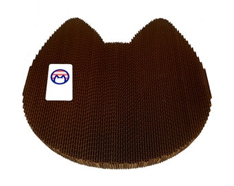 Cat Scratcher - Made in USA - Cat-Shaped Cardboard Scratch Pad - Durable, Heavy, Nontoxic, Made to Last Cat Furniture for Scratching