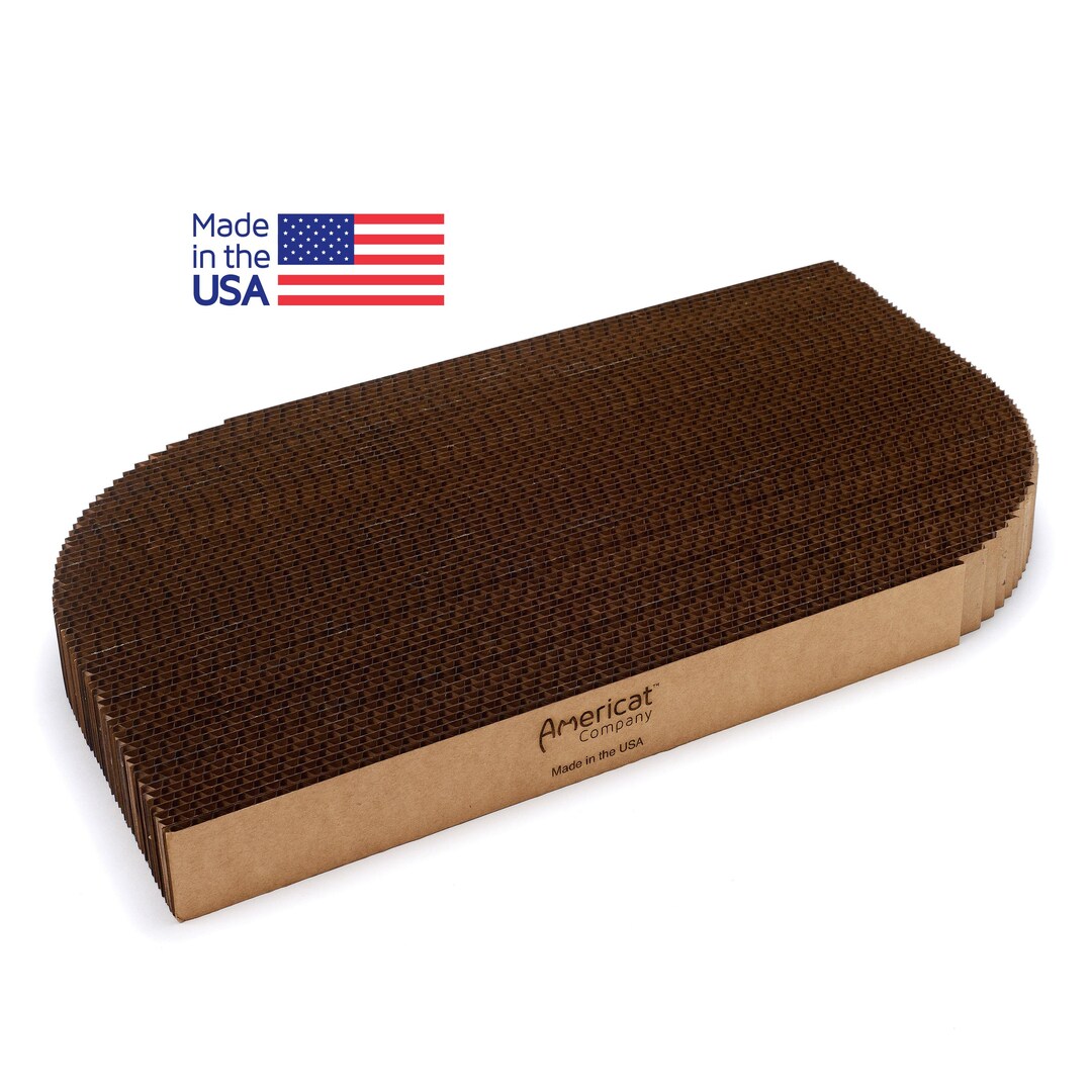 Cat Scratcher - Made in USA - Rectangular Cardboard Scratch Pad ...