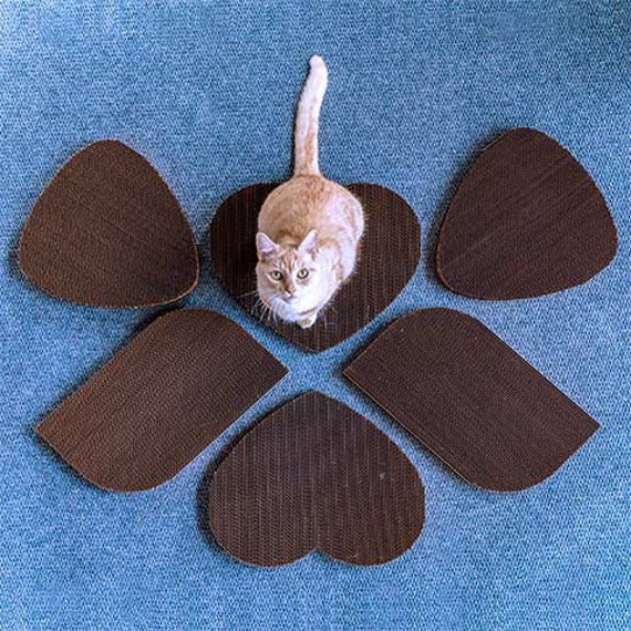 Cat Scratchers Made in USA Cute Modern Cardboard Scratch Etsy