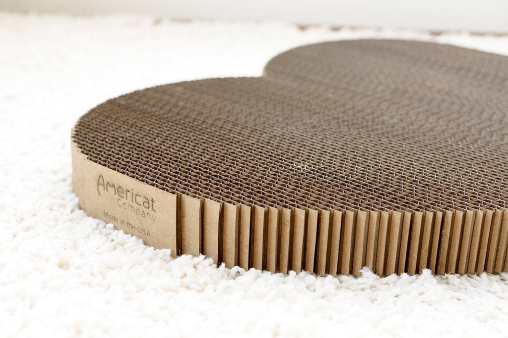Cat Scratchers Made in USA Cute Modern Cardboard Scratch Etsy