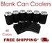 Black Foam Can Cooler, Blank Can Cooler, Can Coolers for Screen Printing Wedding Favors, Party Favors, DIY craft,Sublimation Can Cooler 