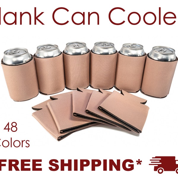 Dusty Rose Foam Can Cooler, Blank Can Cooler, Can Coolers for Screen Printing Wedding Favors, Party Favors, DIY craft,Sublimation Can Cooler