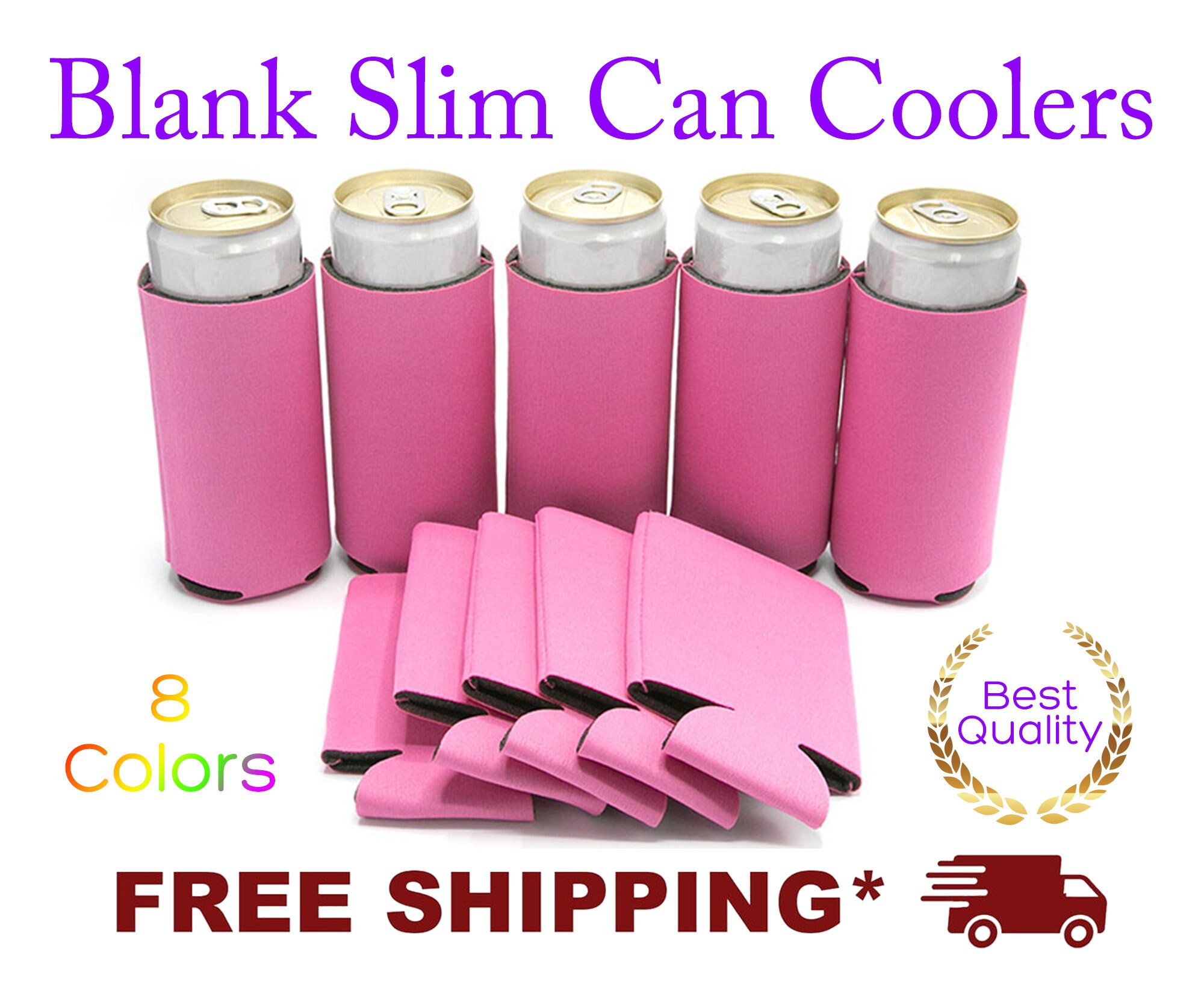 Slim Red Foam Can Cooler Blank Can Cooler Can Coolers for Etsy
