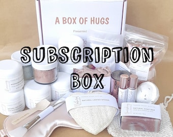 SUBSCRIPTION BOX- selfcare subscription box- mystery box- spa subscription box- spa gift box- mothers day gift- valentine's day gift