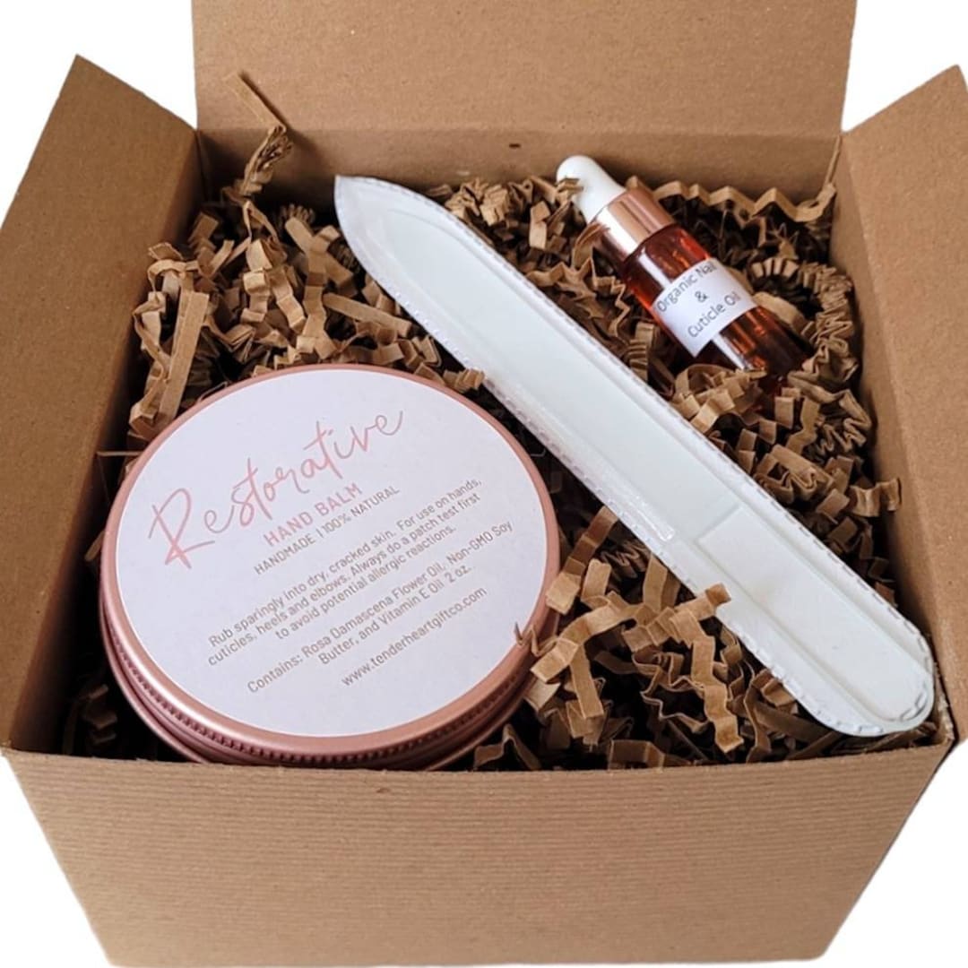 HAND AND NAIL Care Gift Set Mini Spa Gift Box Valentines Day Gift Hand