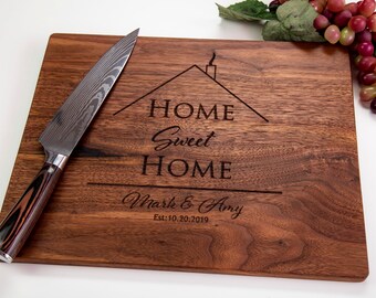 Personalized Cutting Board, Custom Housewarming Gift, Charcuterie Board