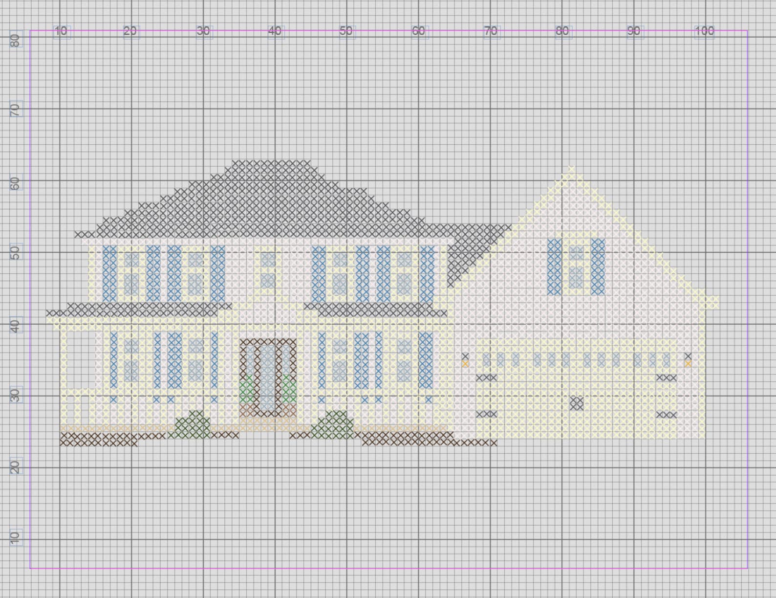 CUSTOM HOUSE Cross Stitch PDF Design of Your Home - Etsy