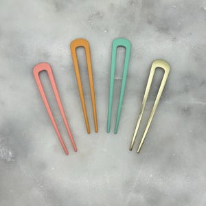 Metal Hair Pins, Vintage Style 4&quot; Hair Pin, Hair Sticks, Hair Forks, Bun Holder,  Hair Accessories, Gold and Silver Accessories