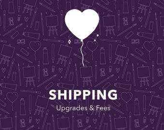 Catia Creative - Shipping upgrades and fees