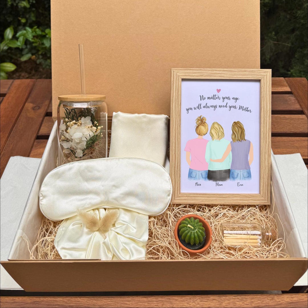 Personalized Gift Box for Mom With Customizable Artwork, Mother's Day ...